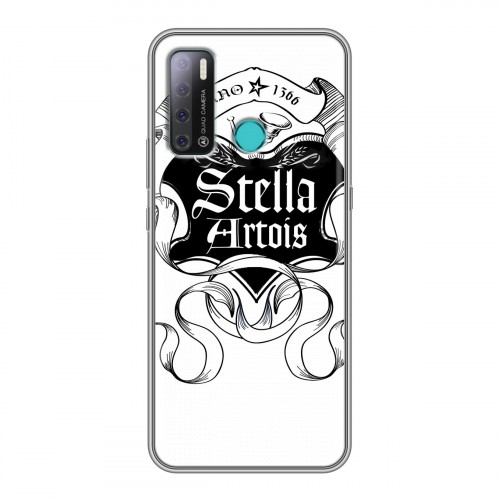 Дизайнерский пластиковый чехол для Tecno Pouvoir 4 Stella Artois