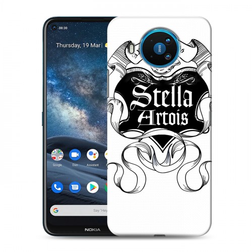 Дизайнерский силиконовый чехол для Nokia 8.3 Stella Artois