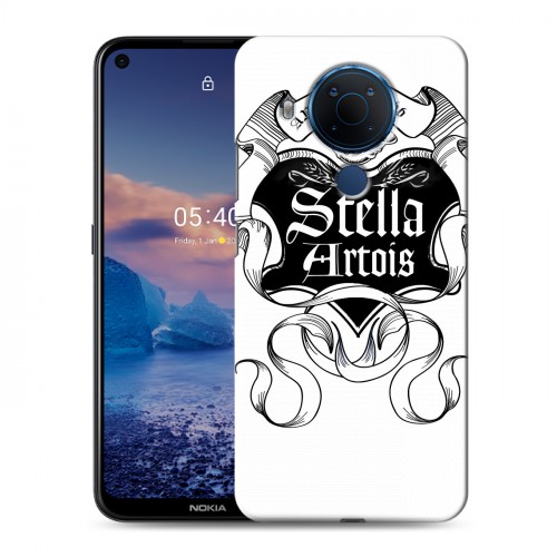 Дизайнерский силиконовый чехол для Nokia 5.4 Stella Artois