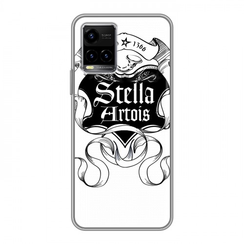 Дизайнерский силиконовый чехол для Vivo Y33s Stella Artois