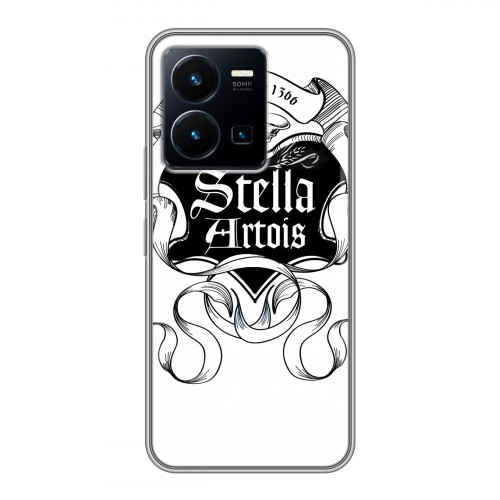 Дизайнерский силиконовый чехол для Vivo Y35 Stella Artois