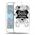 Дизайнерский пластиковый чехол для Alcatel One Touch Pop C5 Stella Artois