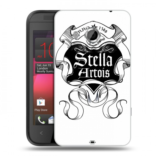 Дизайнерский пластиковый чехол для HTC Desire 200 Stella Artois