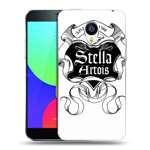 Дизайнерский пластиковый чехол для Meizu MX4 Stella Artois