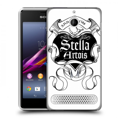 Дизайнерский силиконовый чехол для Sony Xperia E1 Stella Artois