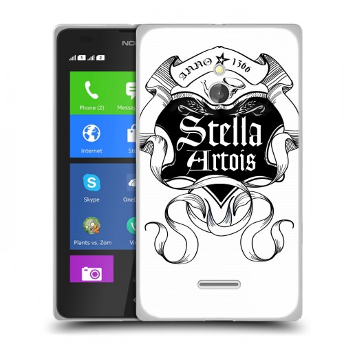 Дизайнерский силиконовый чехол для Nokia XL Stella Artois