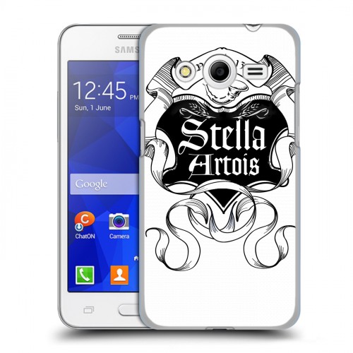 Дизайнерский пластиковый чехол для Samsung Galaxy Core 2 Stella Artois
