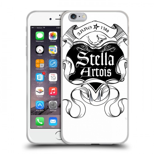 Дизайнерский силиконовый чехол для Iphone 6 Plus/6s Plus Stella Artois