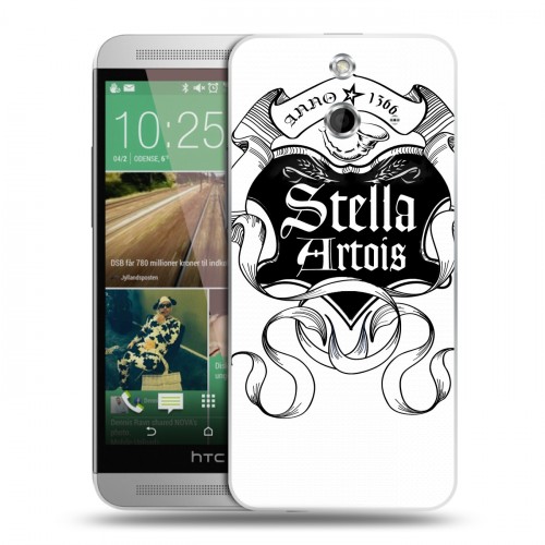 Дизайнерский пластиковый чехол для HTC One E8 Stella Artois