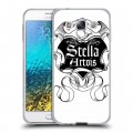 Дизайнерский пластиковый чехол для Samsung Galaxy E5 Stella Artois