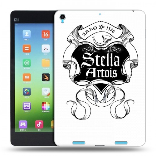 Дизайнерский силиконовый чехол для Xiaomi MiPad Stella Artois