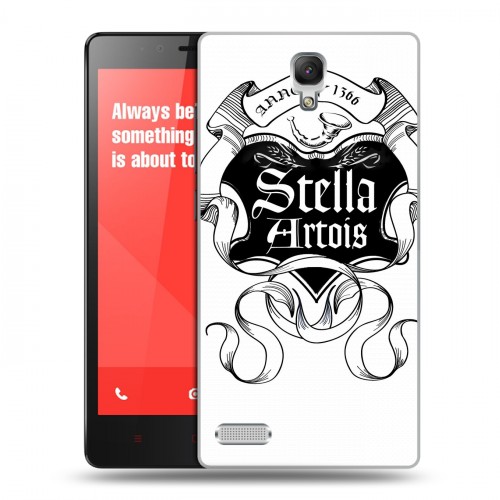 Дизайнерский силиконовый чехол для Xiaomi RedMi Note Stella Artois