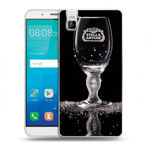 Дизайнерский пластиковый чехол для Huawei ShotX Stella Artois