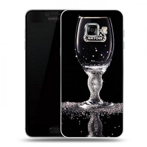 Дизайнерский пластиковый чехол для Samsung Galaxy C5 Stella Artois