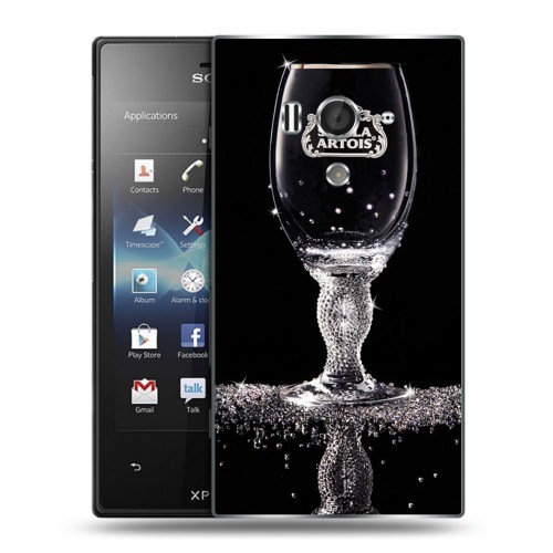 Дизайнерский пластиковый чехол для Sony Xperia acro S Stella Artois