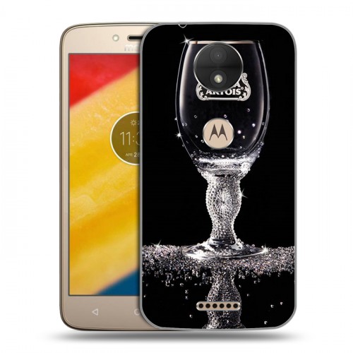 Дизайнерский пластиковый чехол для Motorola Moto C Stella Artois