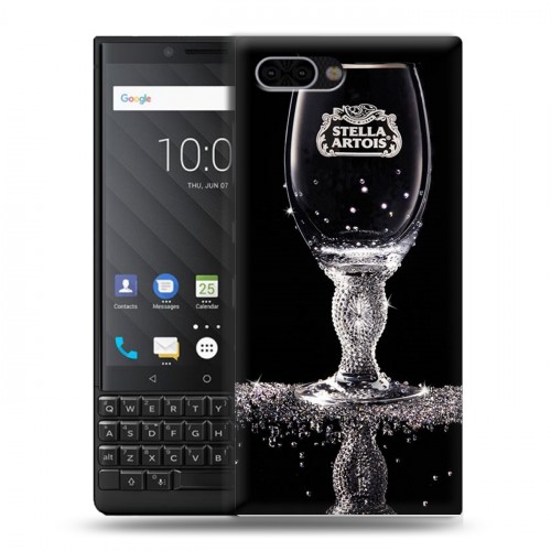 Дизайнерский пластиковый чехол для BlackBerry KEY2 Stella Artois