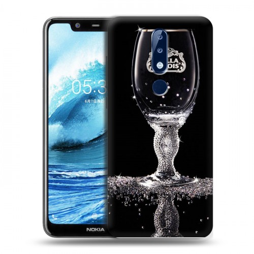 Дизайнерский силиконовый чехол для Nokia 5.1 Plus Stella Artois