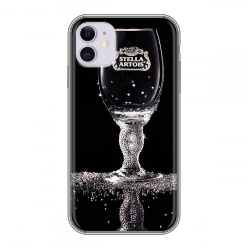 Дизайнерский силиконовый чехол для Iphone 11 Stella Artois