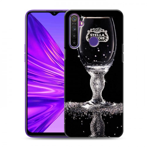 Дизайнерский силиконовый чехол для Realme 5 Stella Artois