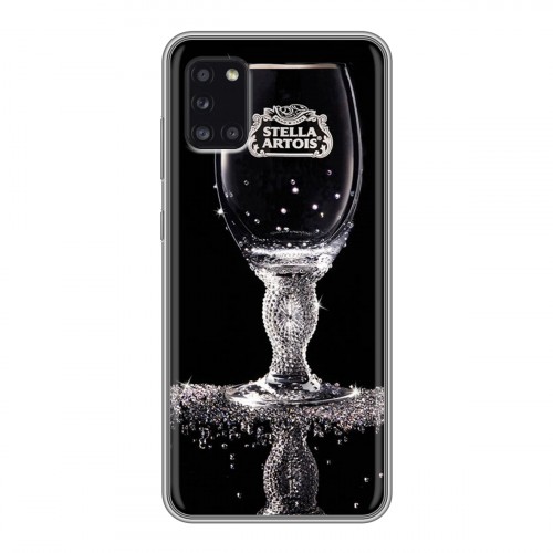 Дизайнерский силиконовый чехол для Samsung Galaxy A31 Stella Artois