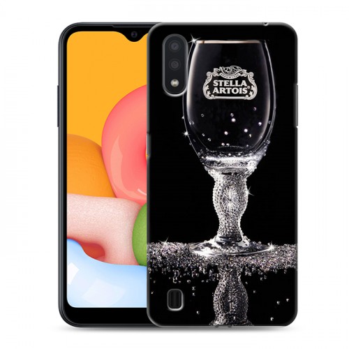 Дизайнерский силиконовый чехол для Samsung Galaxy M01 Stella Artois