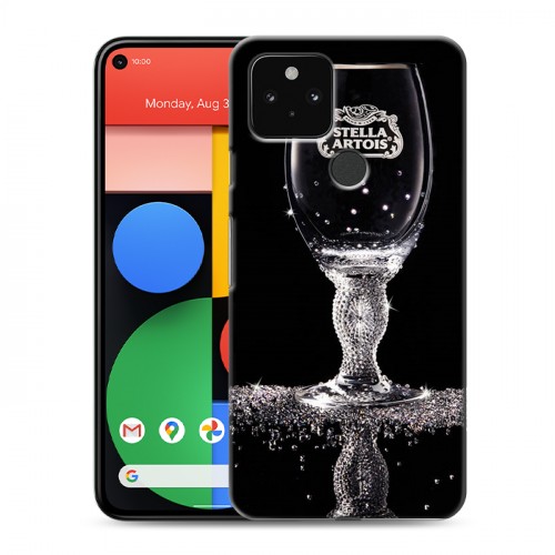 Дизайнерский пластиковый чехол для Google Pixel 5 Stella Artois