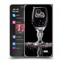 Дизайнерский пластиковый чехол для Nokia X Stella Artois