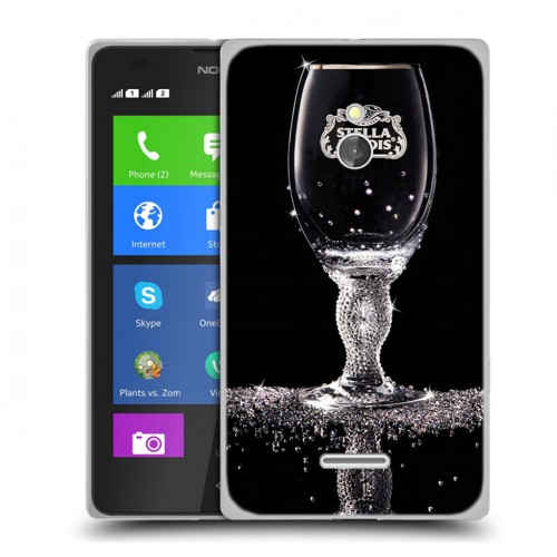 Дизайнерский силиконовый чехол для Nokia XL Stella Artois