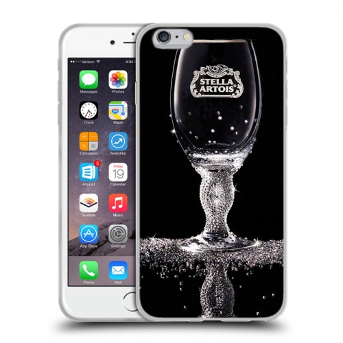 Дизайнерский силиконовый чехол для Iphone 6 Plus/6s Plus Stella Artois