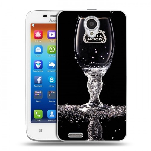 Дизайнерский пластиковый чехол для Lenovo S650 Ideaphone Stella Artois