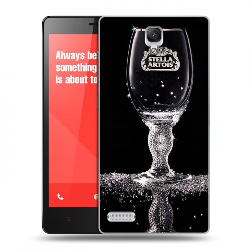 Дизайнерский силиконовый чехол для Xiaomi RedMi Note Stella Artois