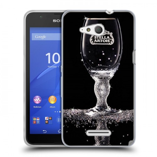 Дизайнерский пластиковый чехол для Sony Xperia E4g Stella Artois