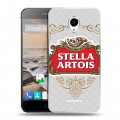 Дизайнерский силиконовый чехол для Micromax Canvas Spark Stella Artois