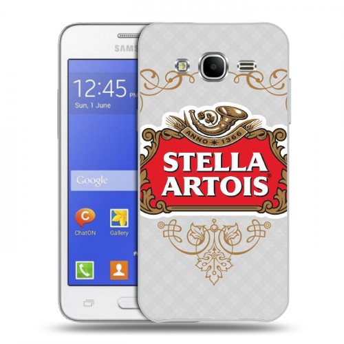 Дизайнерский силиконовый чехол для Samsung Galaxy J7 Stella Artois