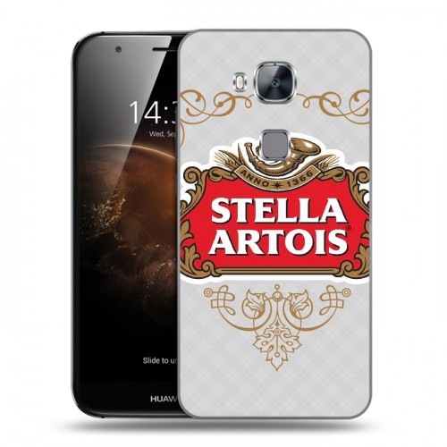 Дизайнерский пластиковый чехол для Huawei G8 Stella Artois