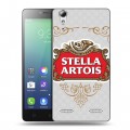 Дизайнерский силиконовый чехол для Lenovo A6010 Stella Artois