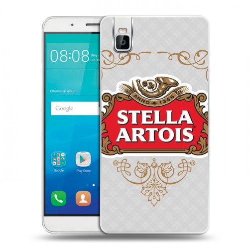 Дизайнерский пластиковый чехол для Huawei ShotX Stella Artois