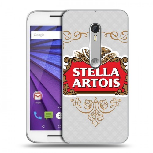 Дизайнерский пластиковый чехол для Lenovo Moto G Stella Artois