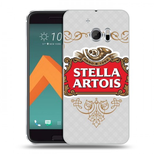 Дизайнерский пластиковый чехол для HTC 10 Stella Artois