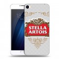 Дизайнерский пластиковый чехол для Meizu U20 Stella Artois