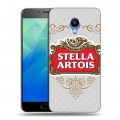 Дизайнерский пластиковый чехол для Meizu M5 Stella Artois