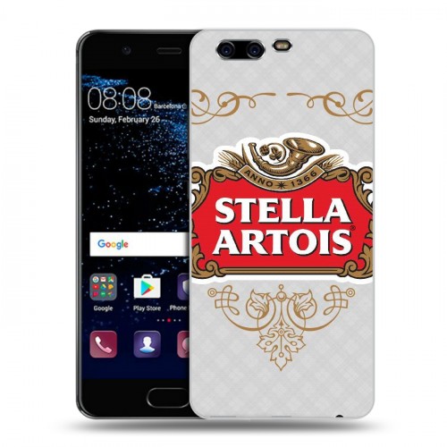 Дизайнерский пластиковый чехол для Huawei P10 Stella Artois