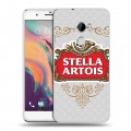 Дизайнерский пластиковый чехол для HTC One X10 Stella Artois