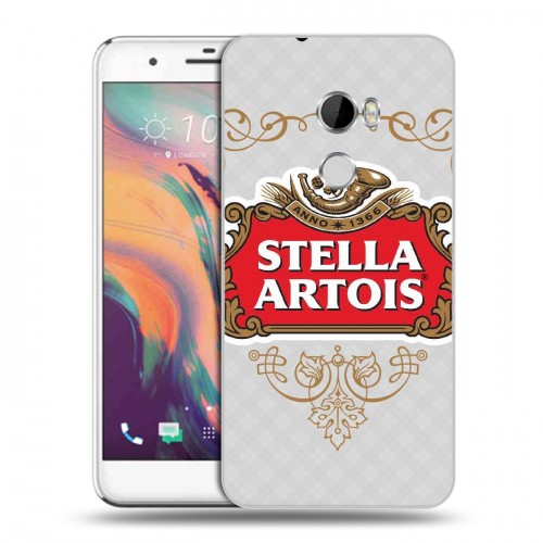 Дизайнерский пластиковый чехол для HTC One X10 Stella Artois