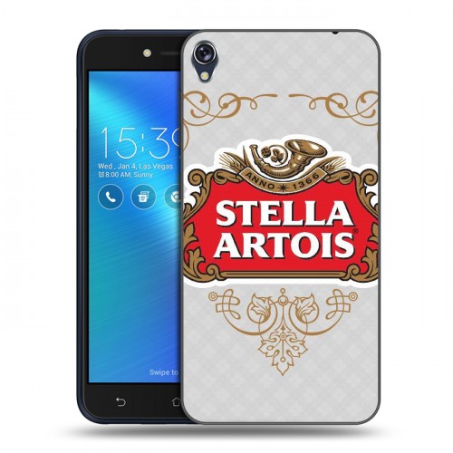 Дизайнерский силиконовый чехол для Asus ZenFone Live Stella Artois