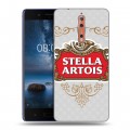 Дизайнерский пластиковый чехол для Nokia 8 Stella Artois