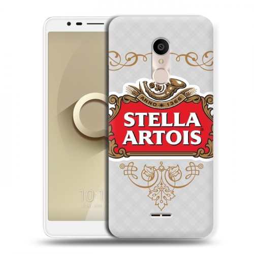 Дизайнерский силиконовый чехол для Alcatel 3C Stella Artois