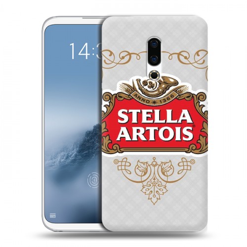 Дизайнерский силиконовый чехол для Meizu 16th Plus Stella Artois