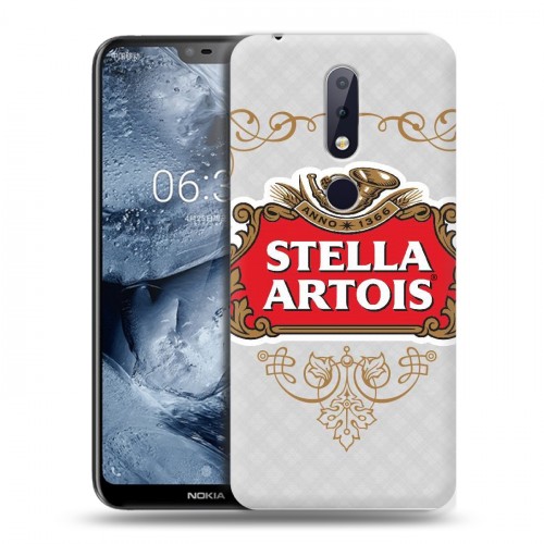 Дизайнерский пластиковый чехол для Nokia 6.1 Plus Stella Artois